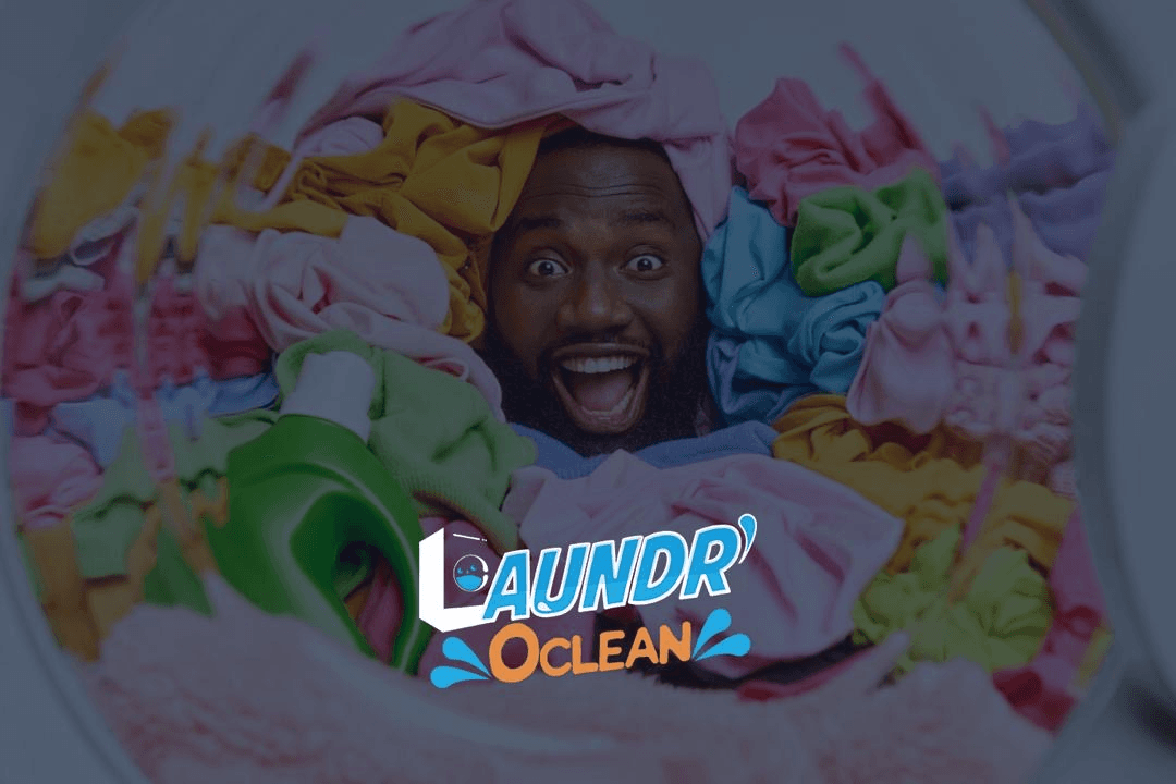 man in clean laundry